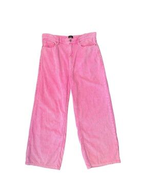 BDG Urban Outfitters Pink Corduroy High Rise Wide Leg Pants - Size 31